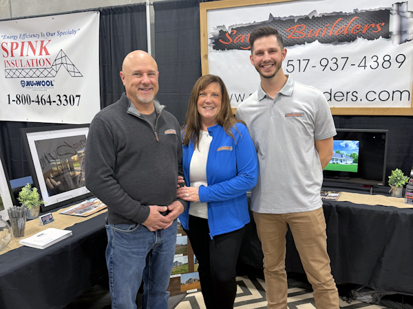 Mark Sayre, Amy Sayre, and Ben Kono - Sayre Builders Staff